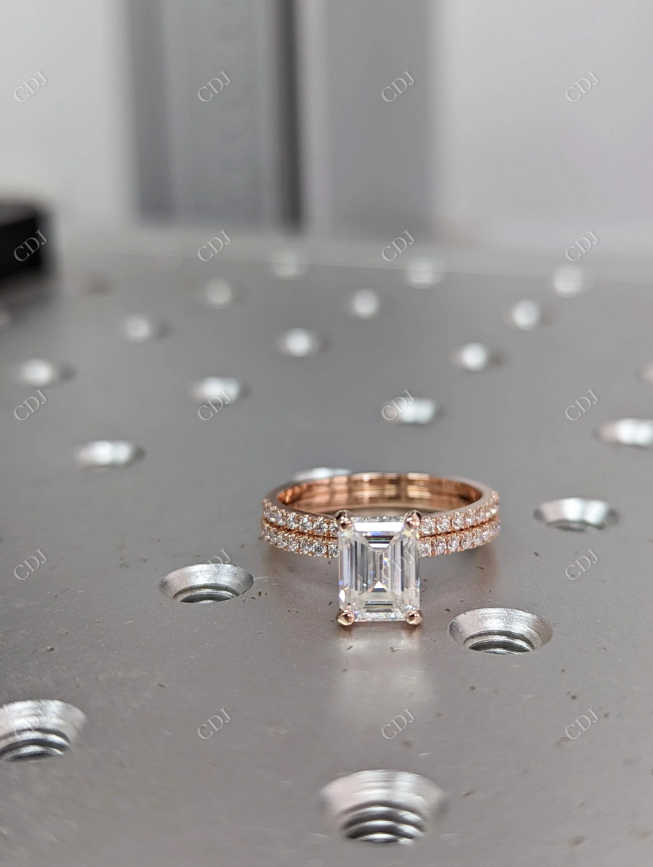 0.18CTW Stackable Diamond Half Eternity Wedding Band