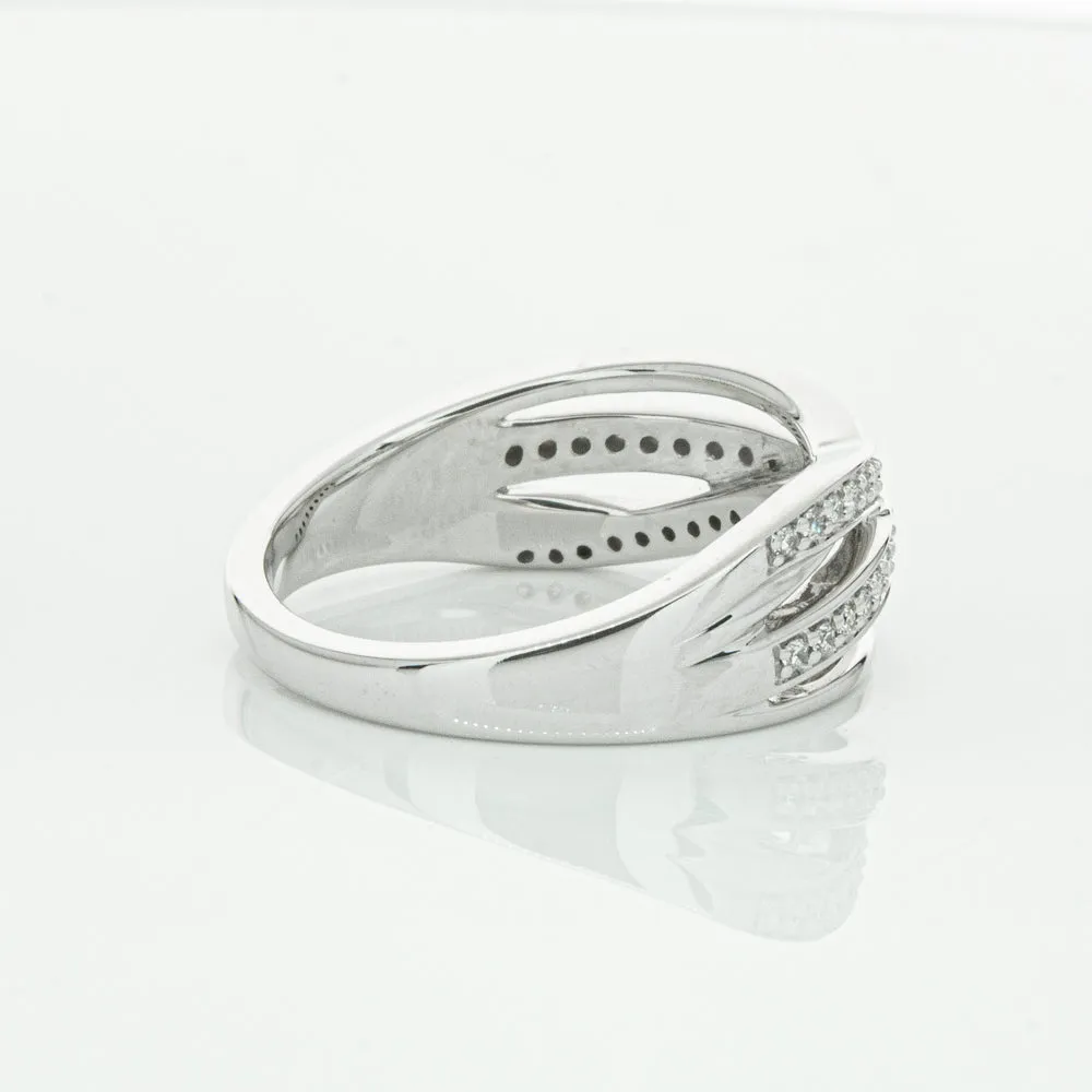 14ct White Gold Diamond Nevaeh Band