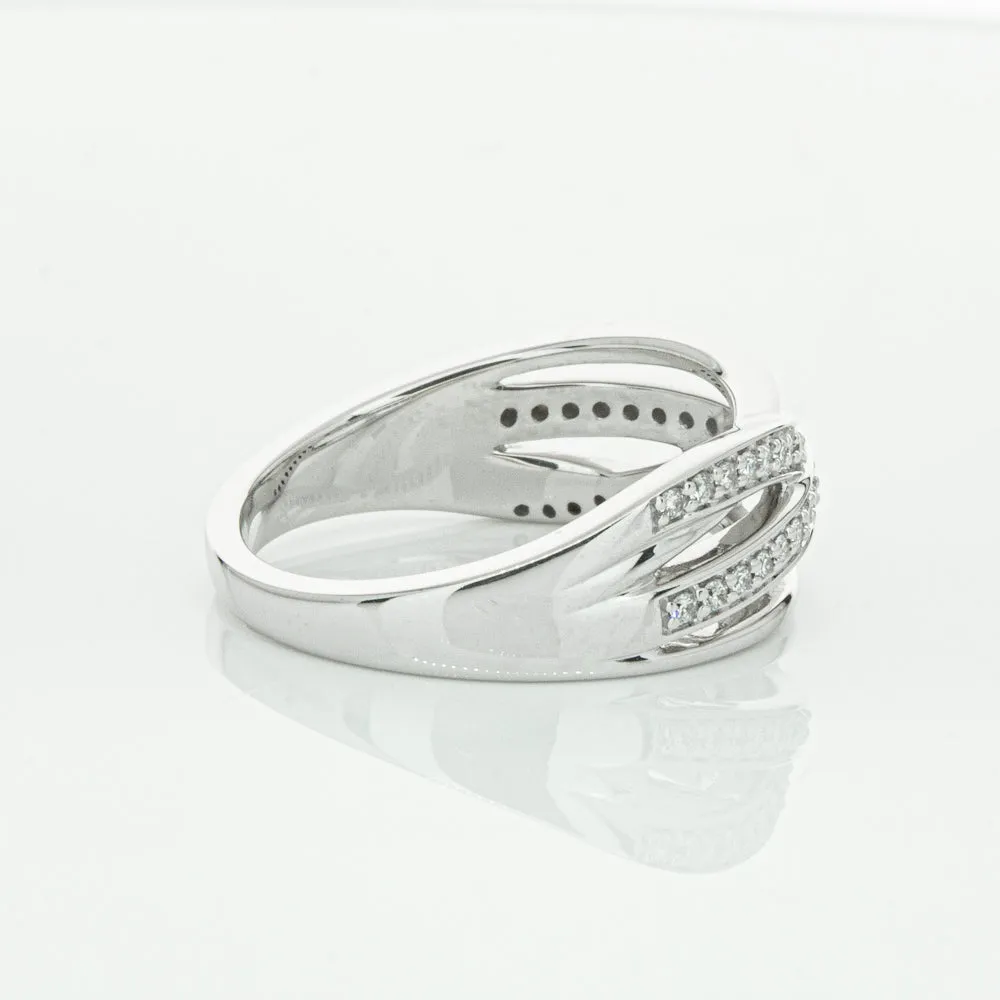 14ct White Gold Diamond Nevaeh Band