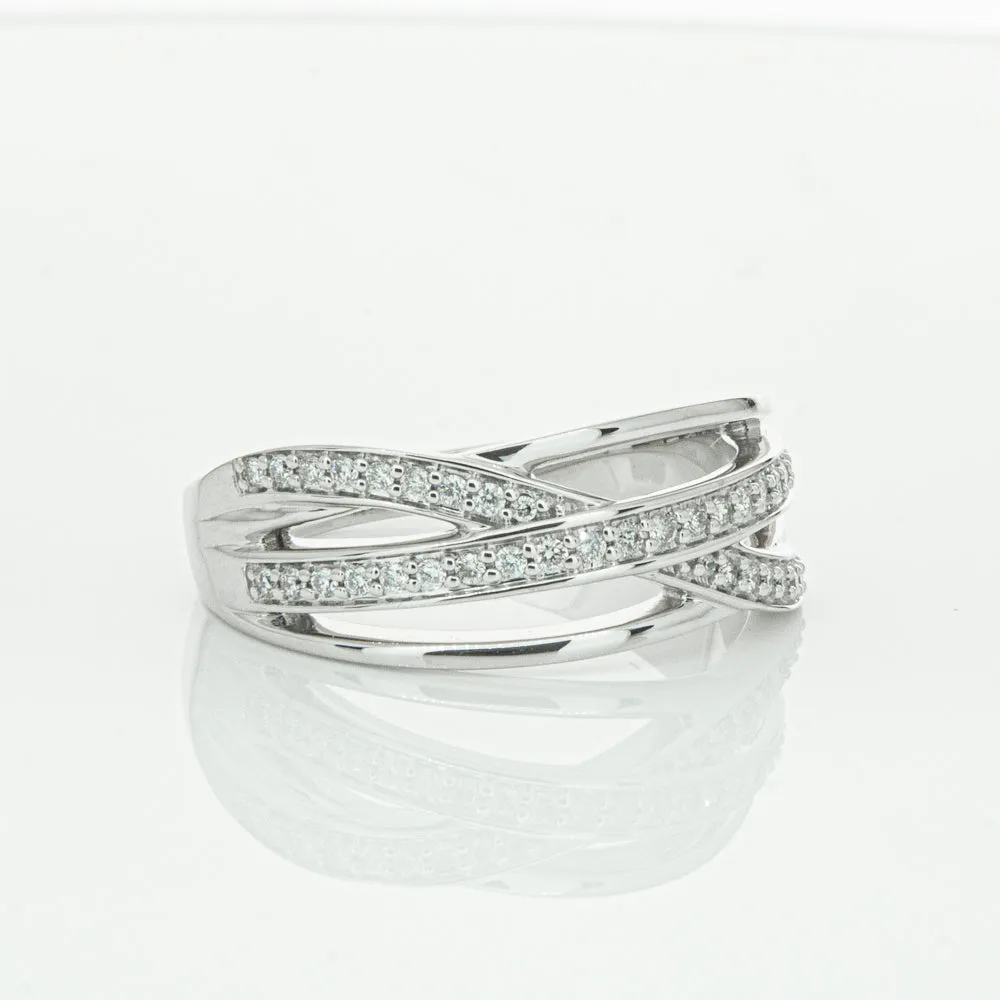 14ct White Gold Diamond Nevaeh Band