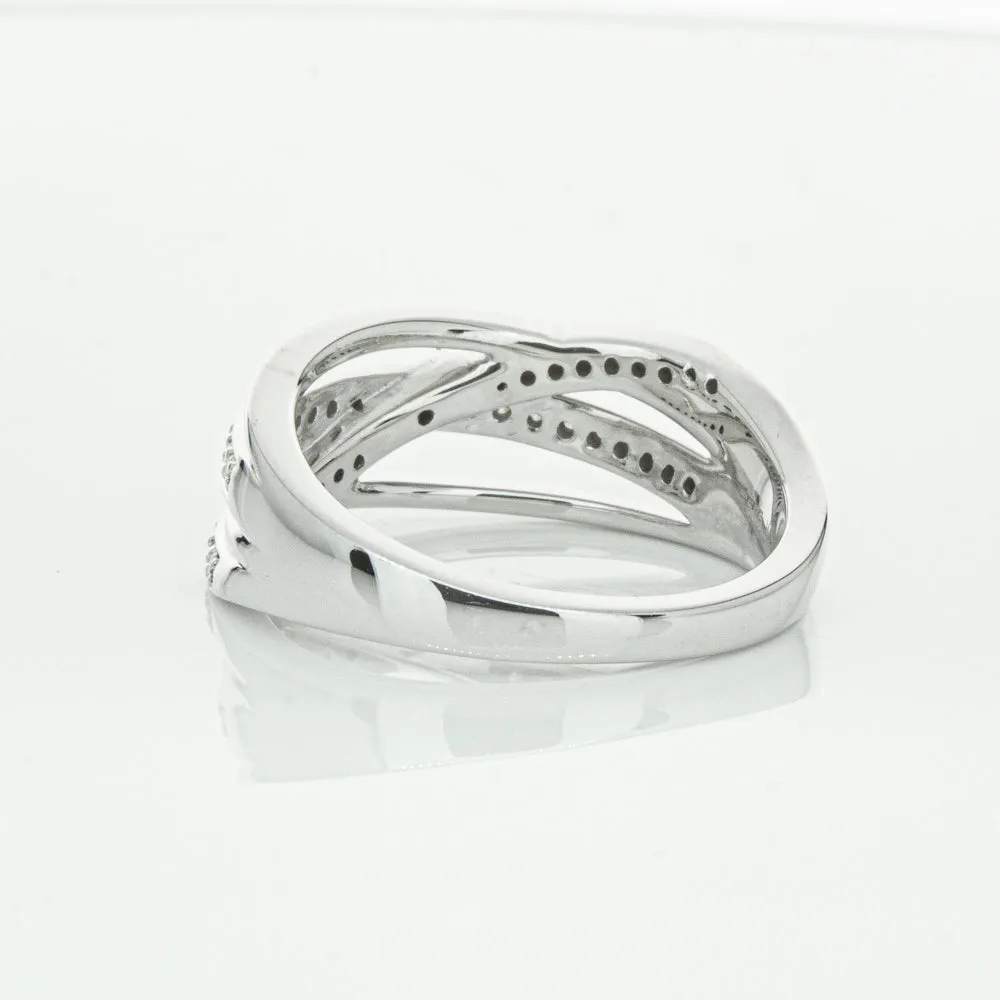 14ct White Gold Diamond Nevaeh Band