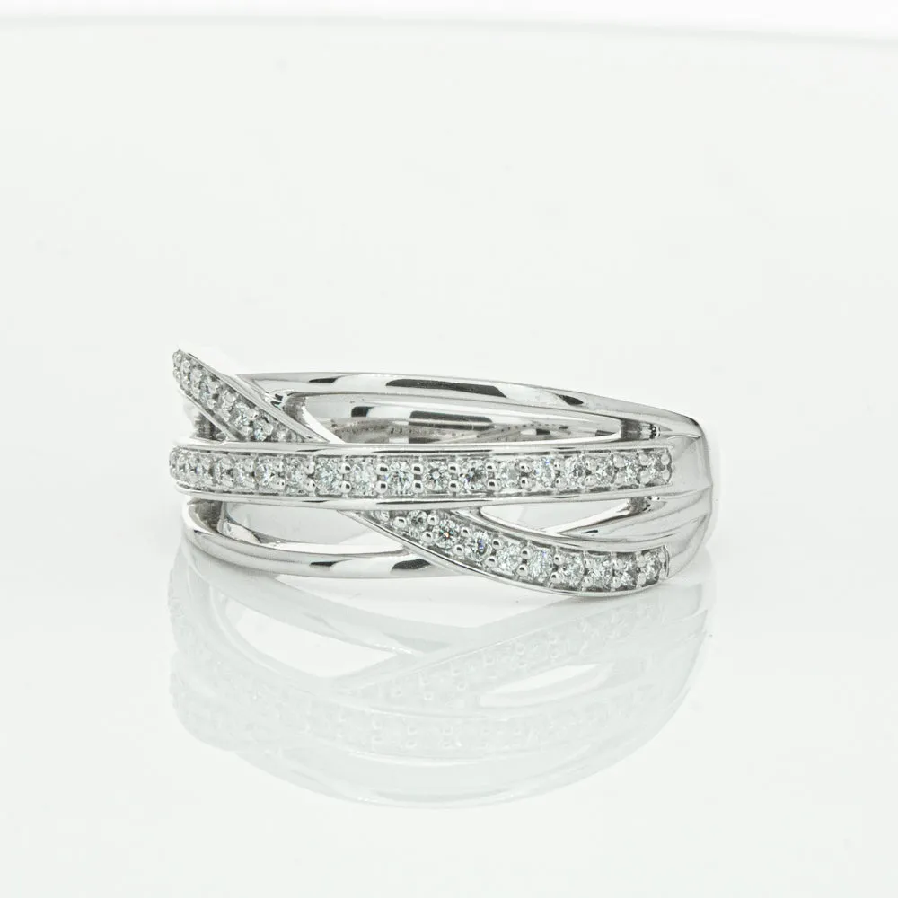 14ct White Gold Diamond Nevaeh Band