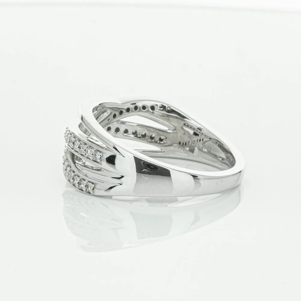 14ct White Gold Diamond Nevaeh Band