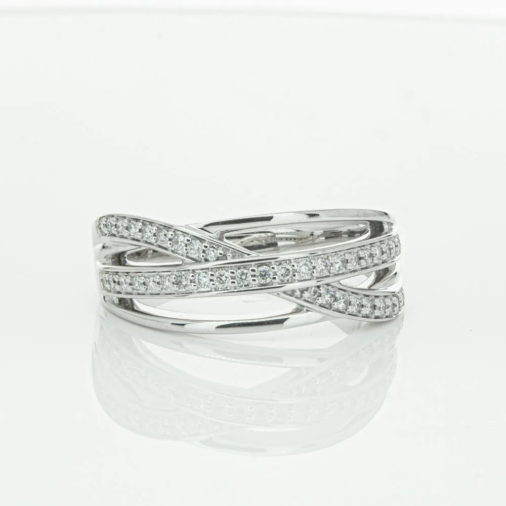 14ct White Gold Diamond Nevaeh Band
