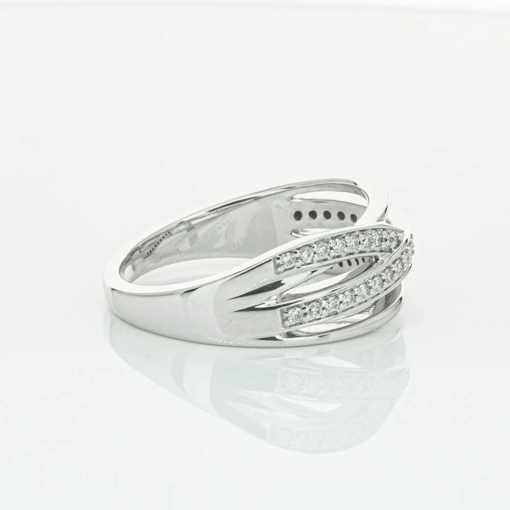 14ct White Gold Diamond Nevaeh Band