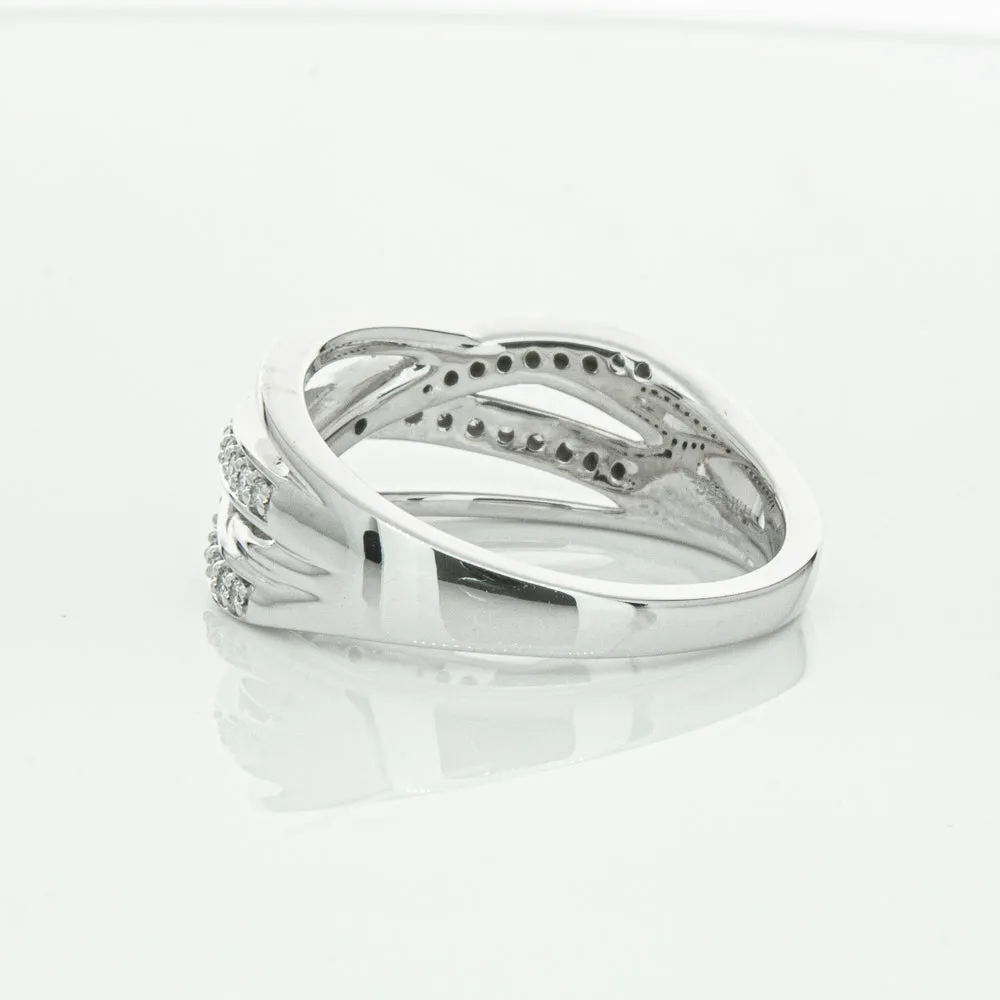 14ct White Gold Diamond Nevaeh Band