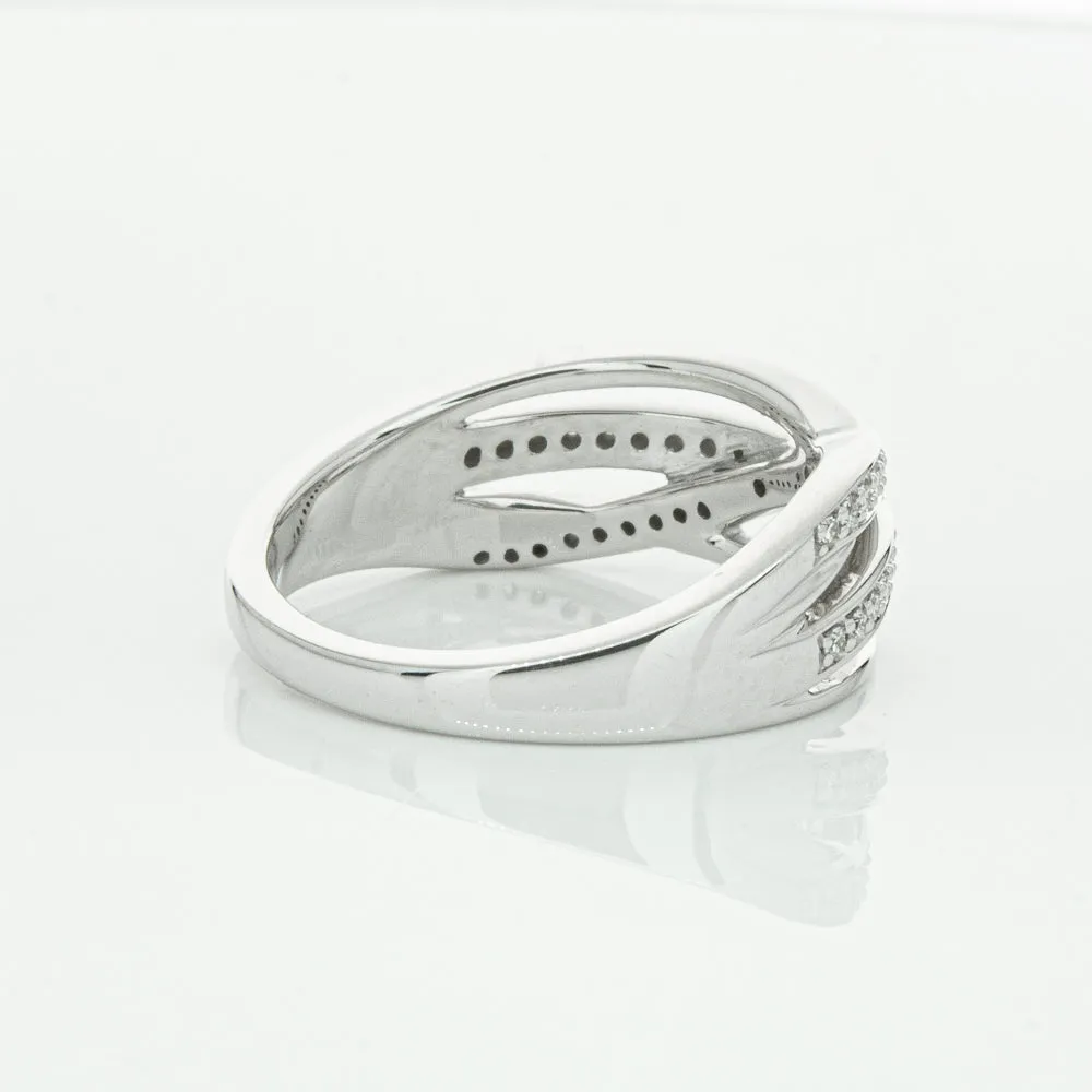 14ct White Gold Diamond Nevaeh Band