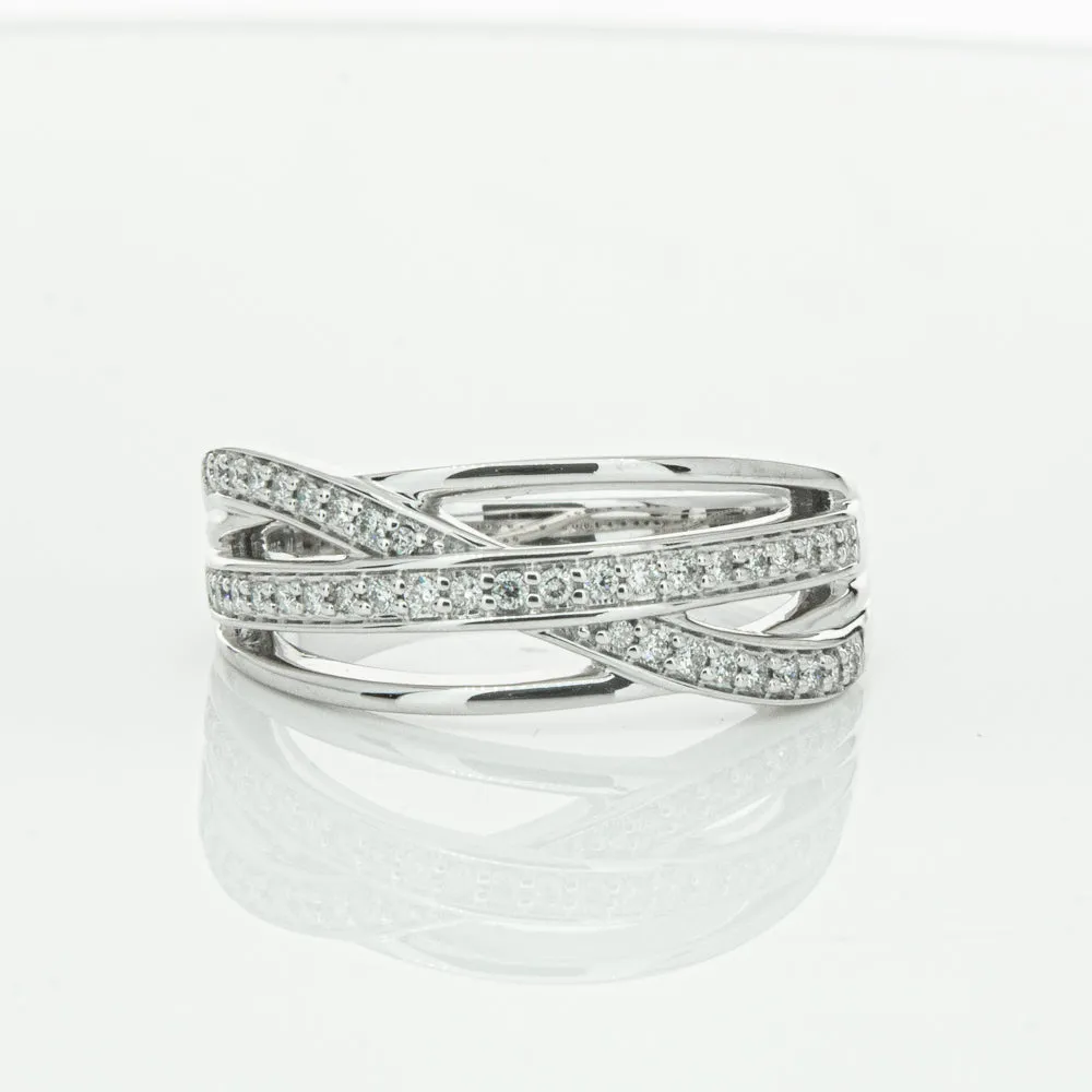 14ct White Gold Diamond Nevaeh Band
