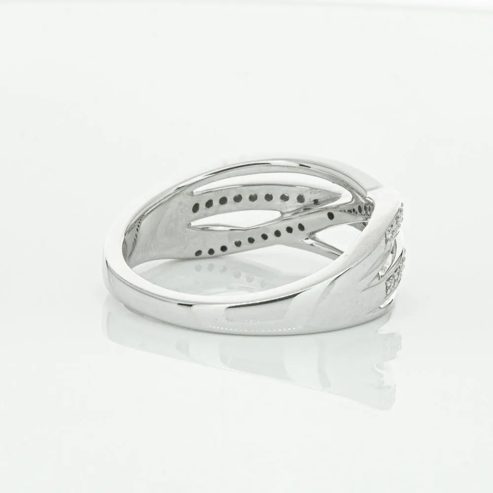 14ct White Gold Diamond Nevaeh Band