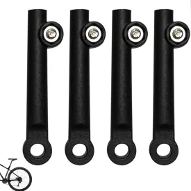 4 Pieces Bikes Fenders Support Frame, Adjustable Bike Front Fork Holder Bikes Fenders Parts, Modification Extension Sleeve, Cycling Repair Parts Fork Mounting Adapter for Mountain Bike