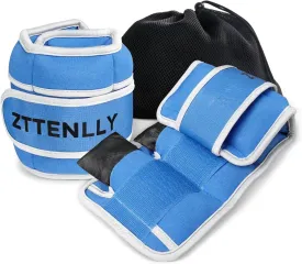 Adjustable Ankle Weights for Women Men and Kids | 1 Pair 5 10 15 18 20 Lbs Leg Wrist Ankle Weight Straps for Yoga, Walking, Running, Aerobics, Gym, Dance, Pilates, Cardio
