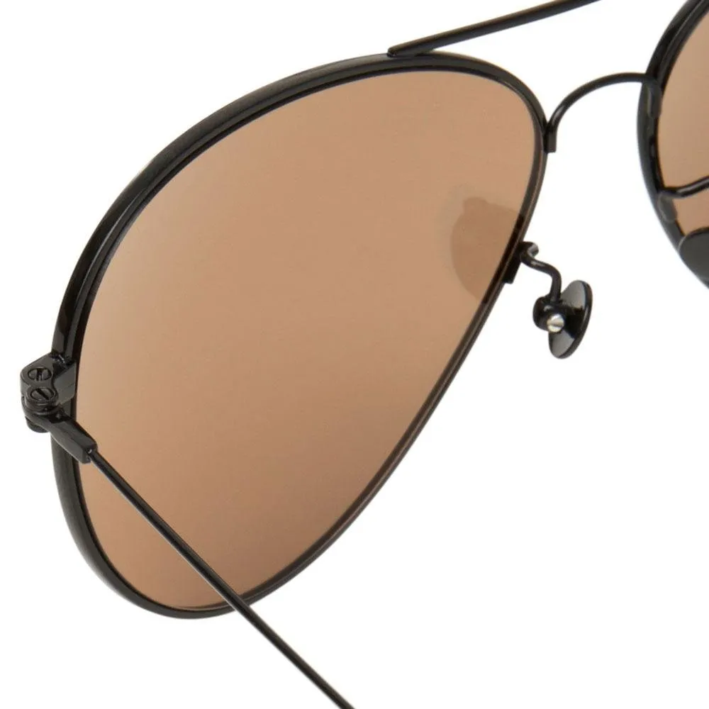 Ann Demeulemeester Men's Sunglasses Black and Bronze AD40C4SUN