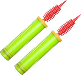 Balloon Pump Handheld Two-Way Dual Action,Air Pump Portable Manual Balloon Inflator Pump,Double Action Balloon Pump,Hand Blower Air Pumper for Balloons,Inflatable Cushions Toys,Gifts,Green