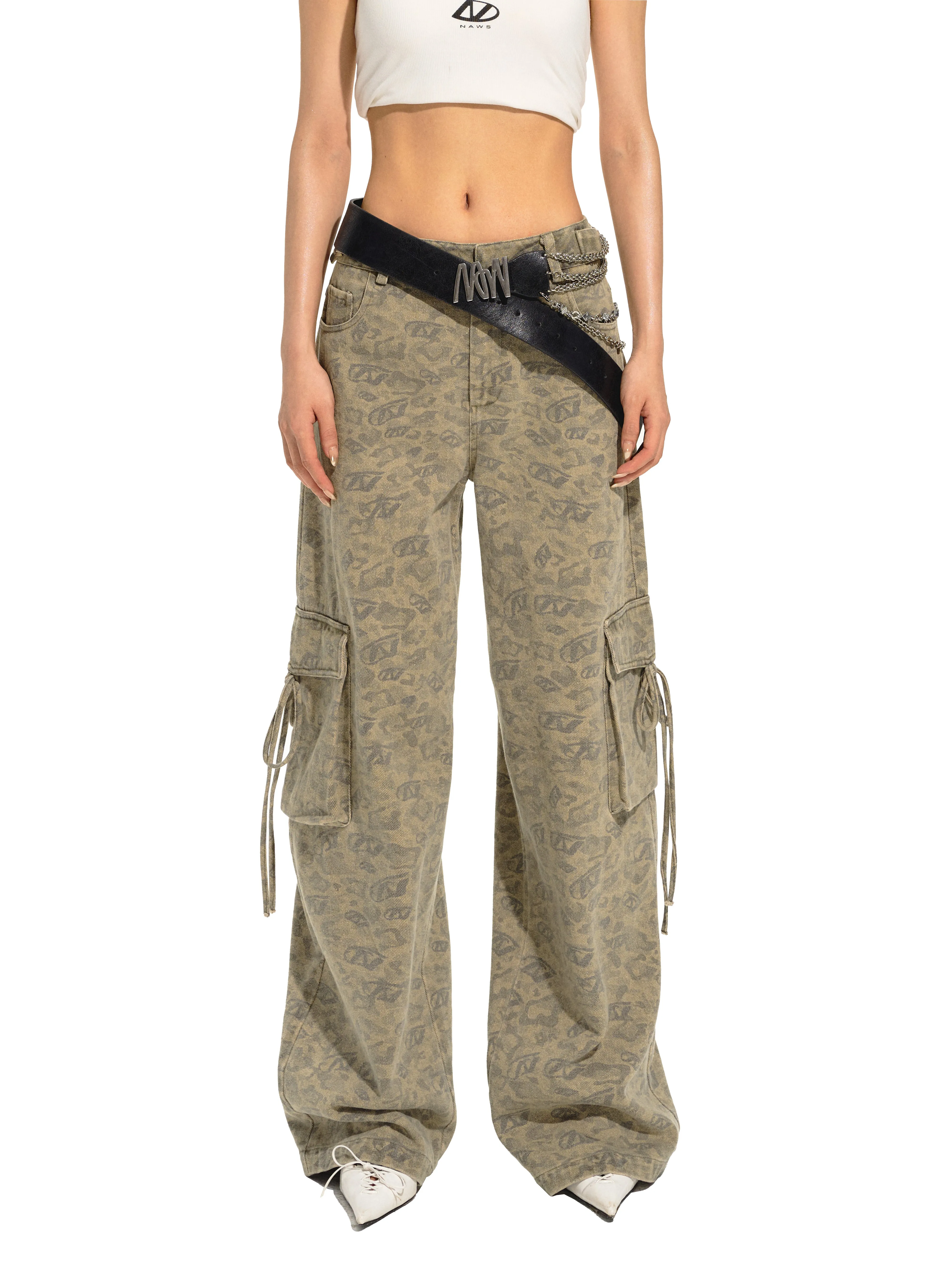 Black Iron Chainstrap Belt