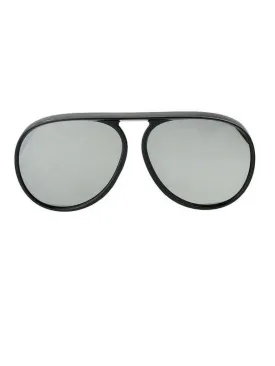 Blackwhite Large Frame Thick Side Sunglasses