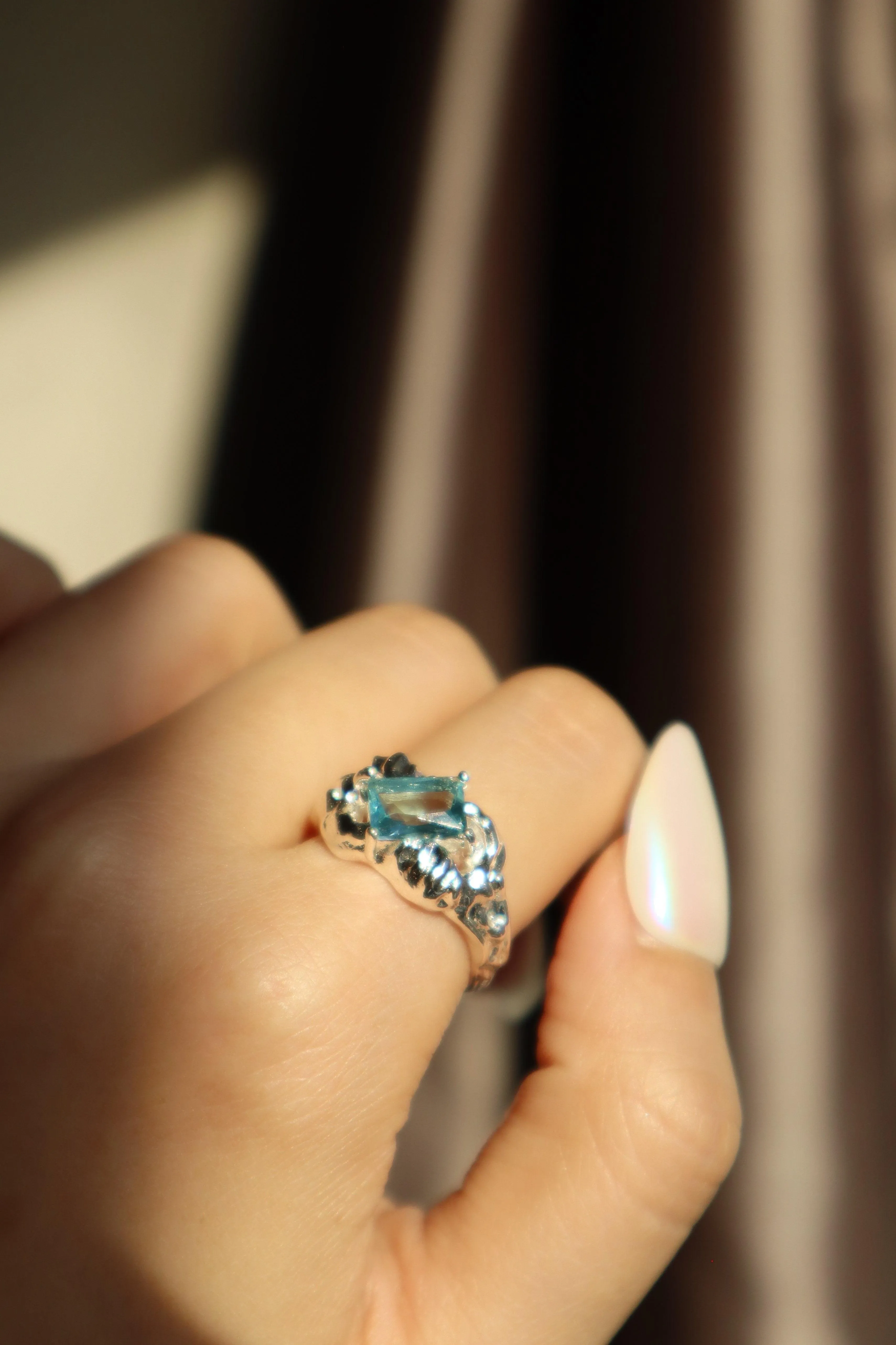 Blue Gem Ring
