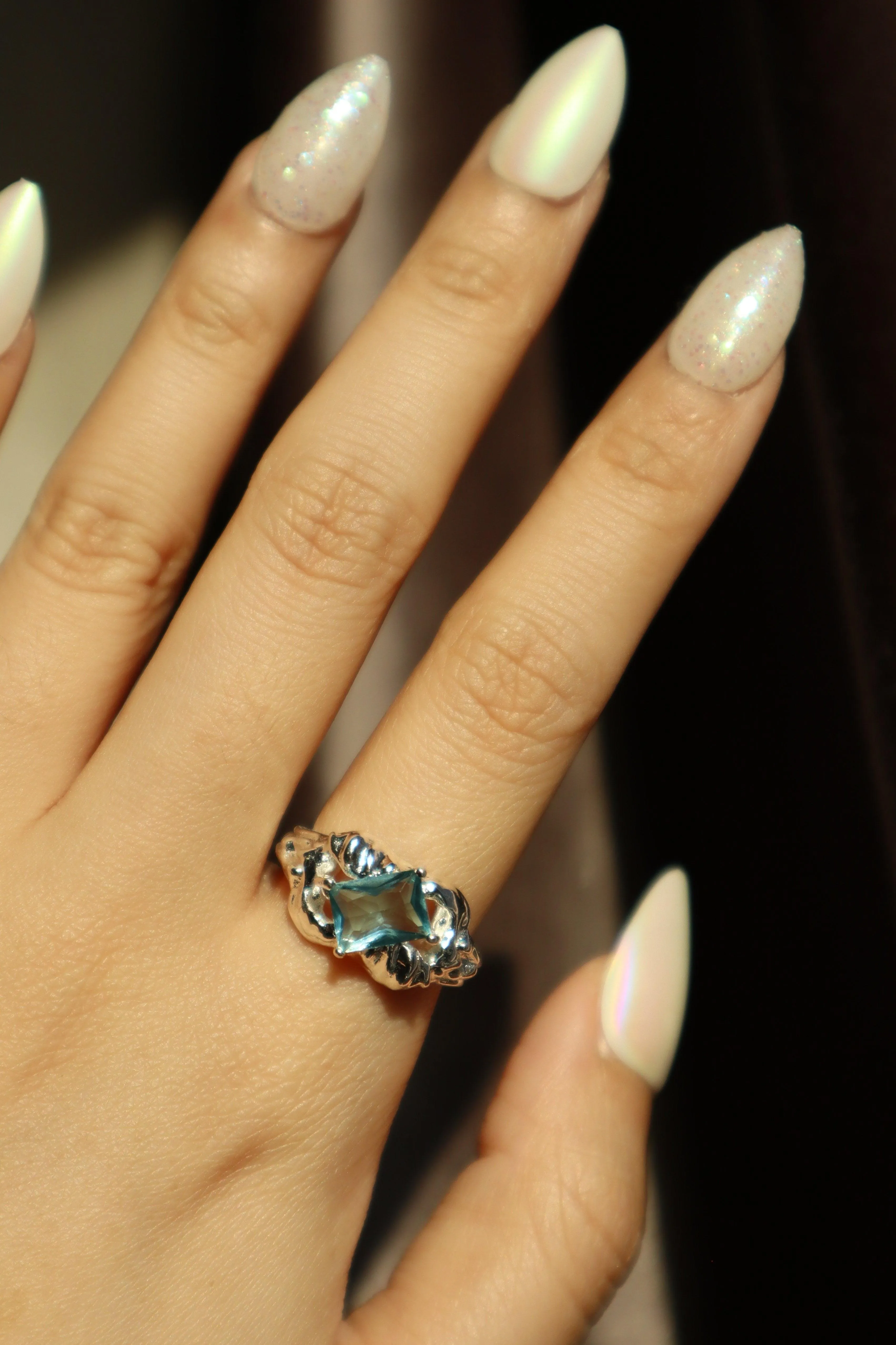 Blue Gem Ring