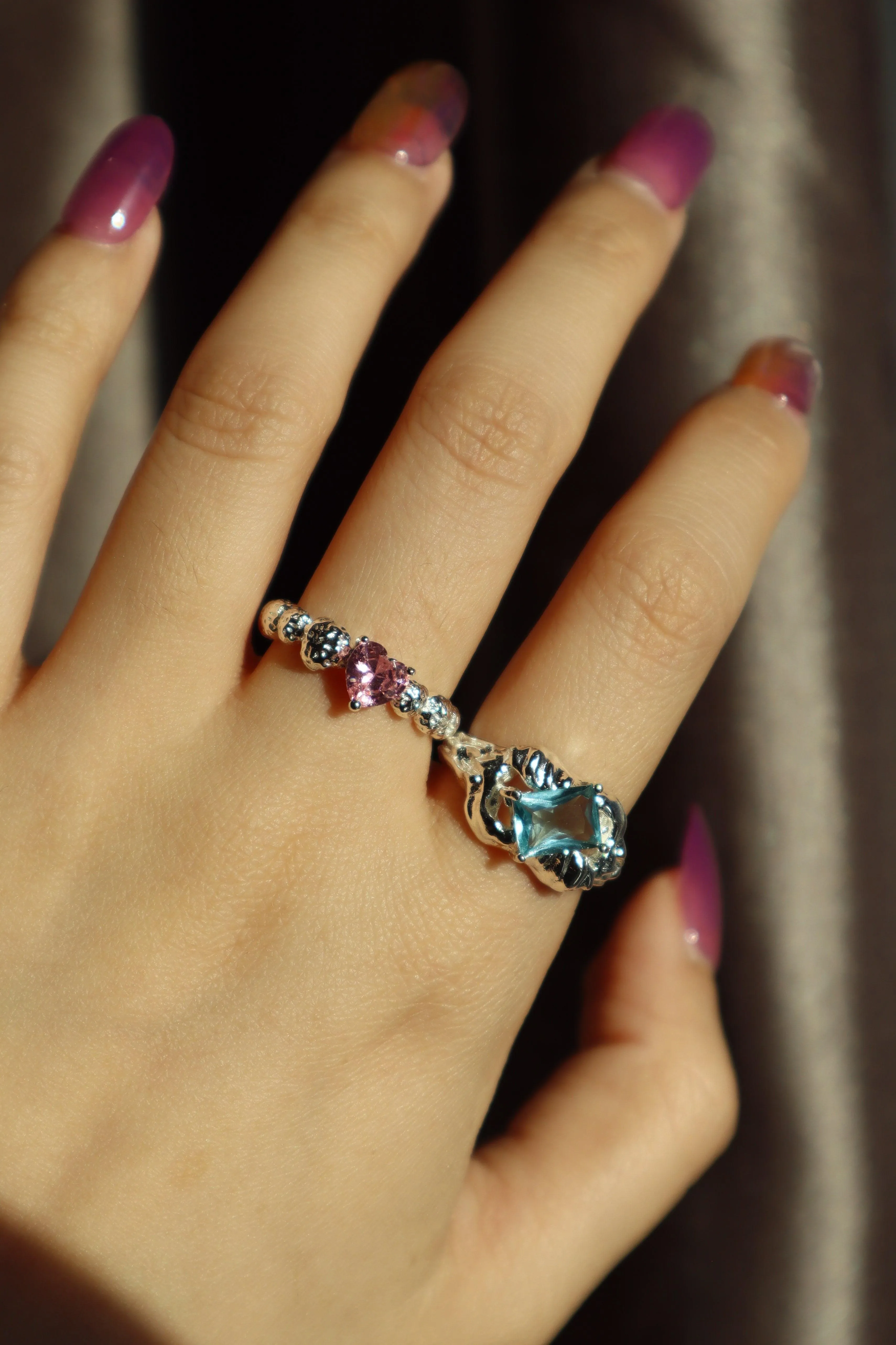 Blue Gem Ring