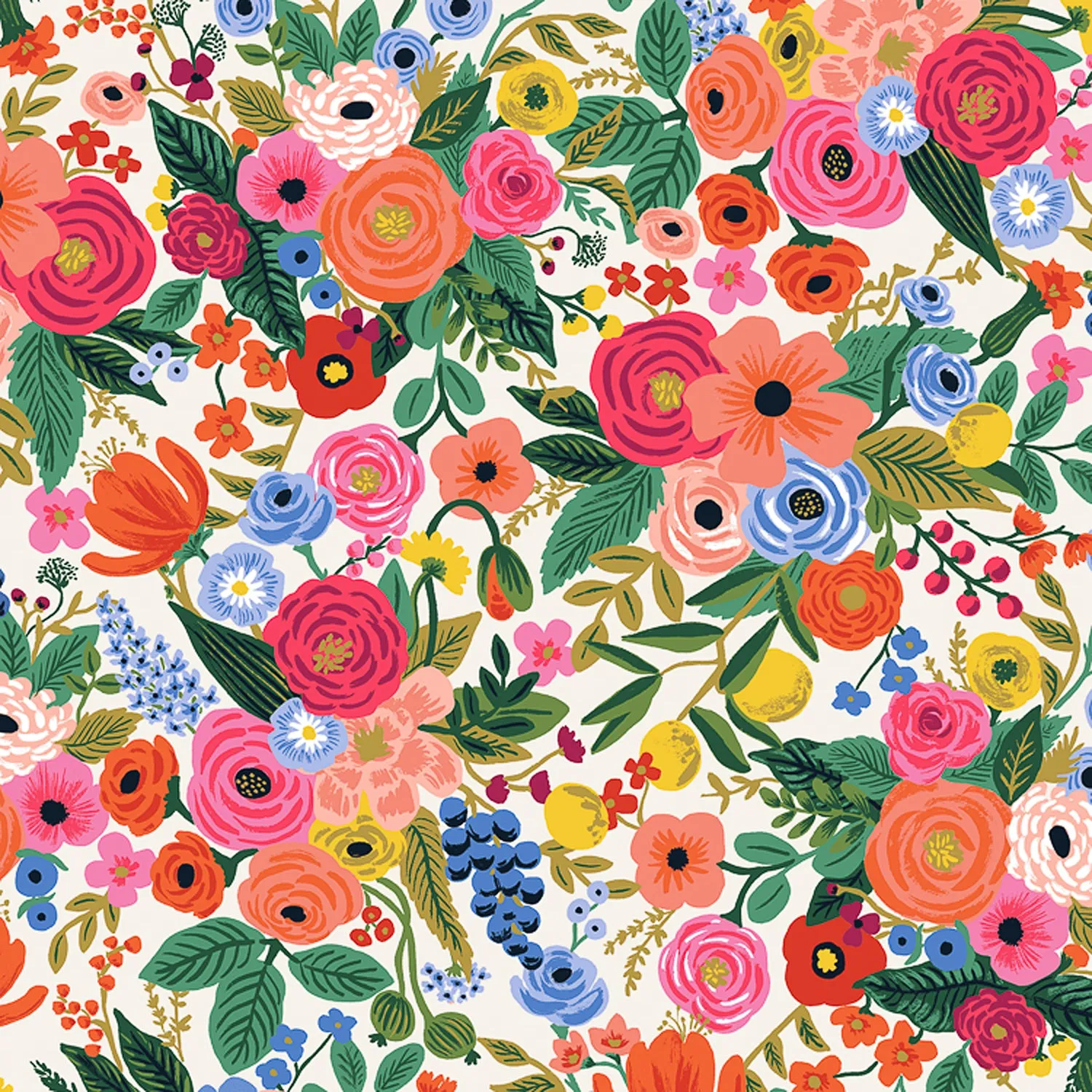 Boy's Pocket Square / Garden Party In Cream