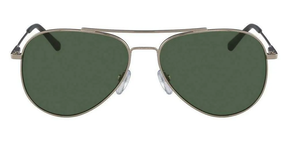 Calvin Klein Green Aviator Unisex Sunglasses