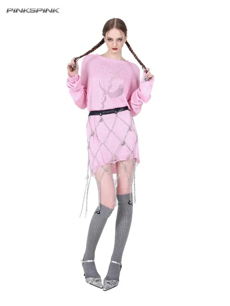 Chain belt skirt【s0000007681】