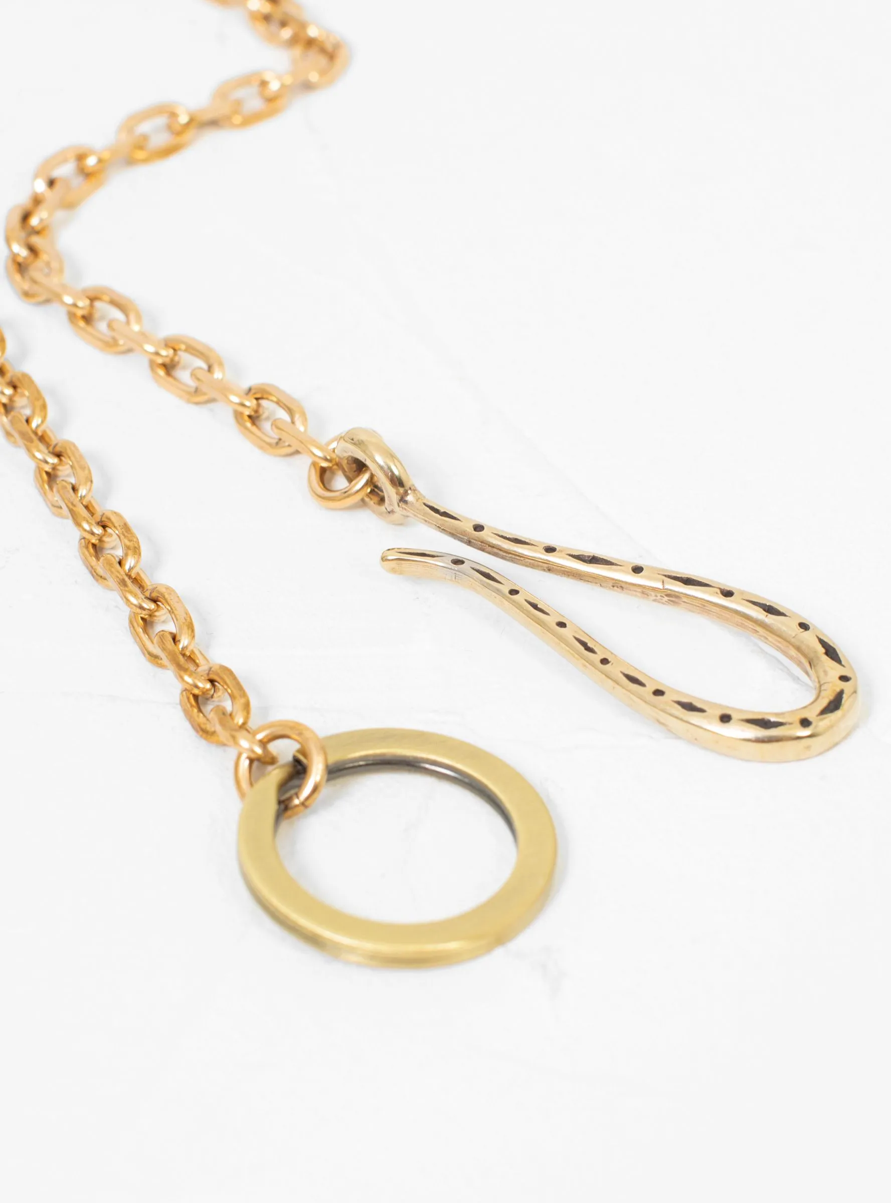 Chain Keyring Brass
