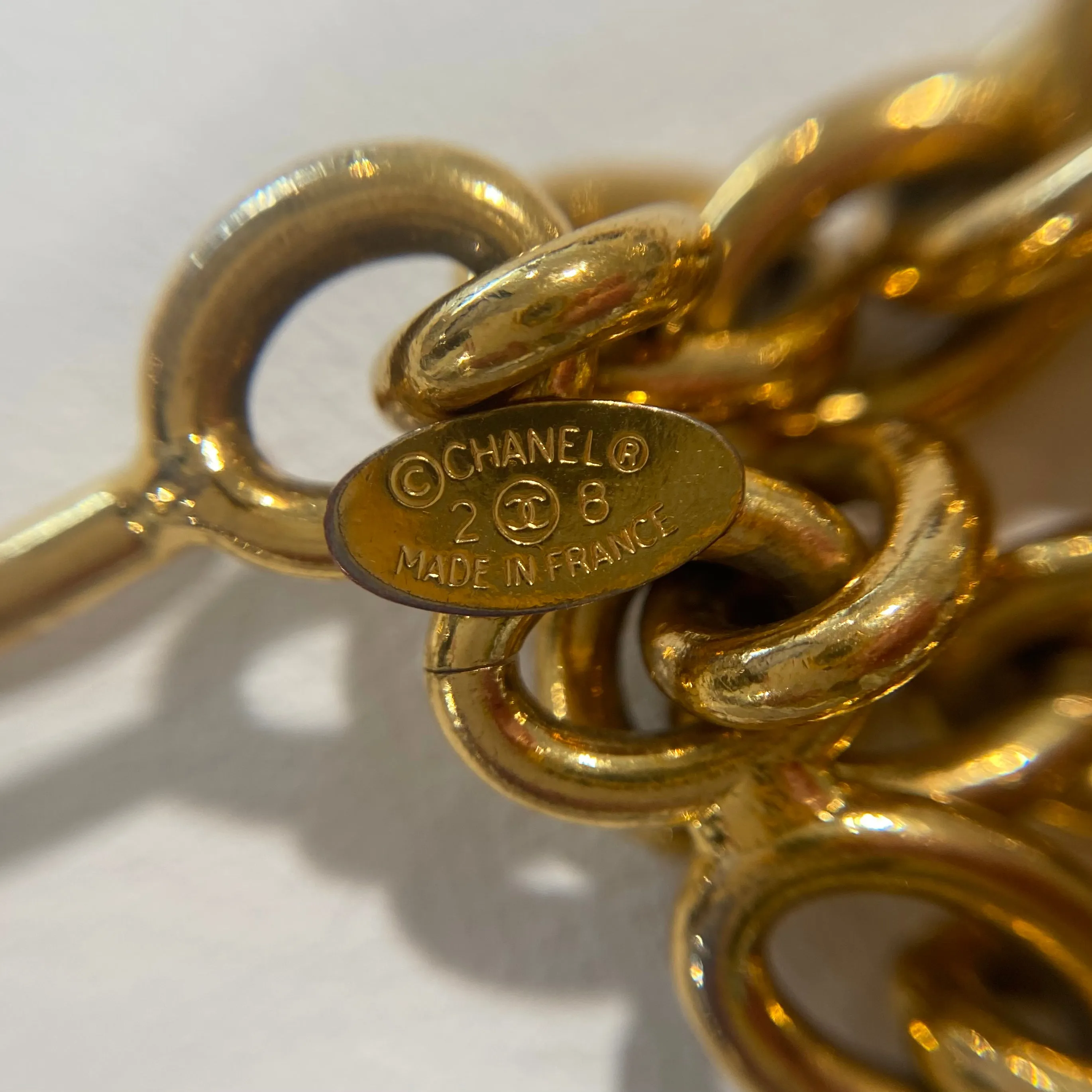 Chanel Vintage Gold Chain Belt