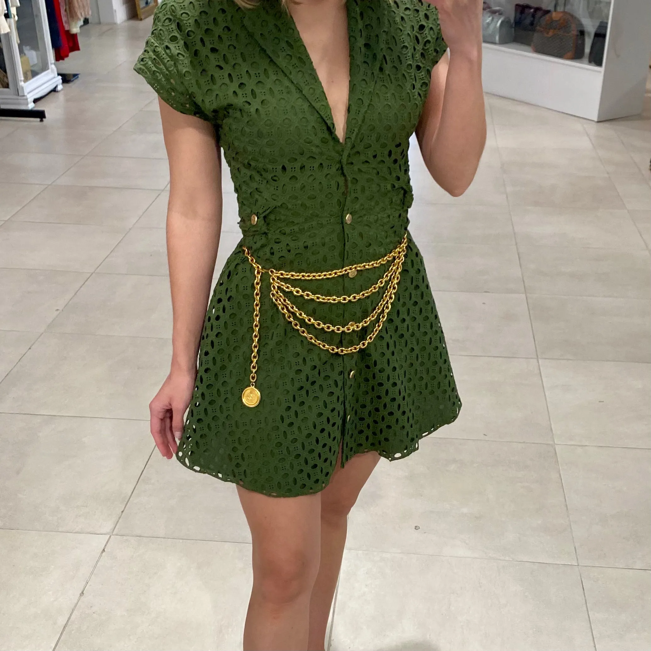 Chanel Vintage Gold Chain Belt