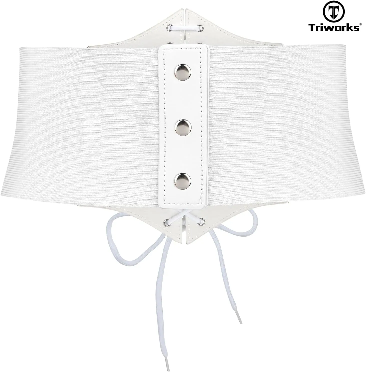 Corset Belt for Women, Lace Up Elastic Waist Belt,Tied Waspie Corset Belts for Women Halloween Costume