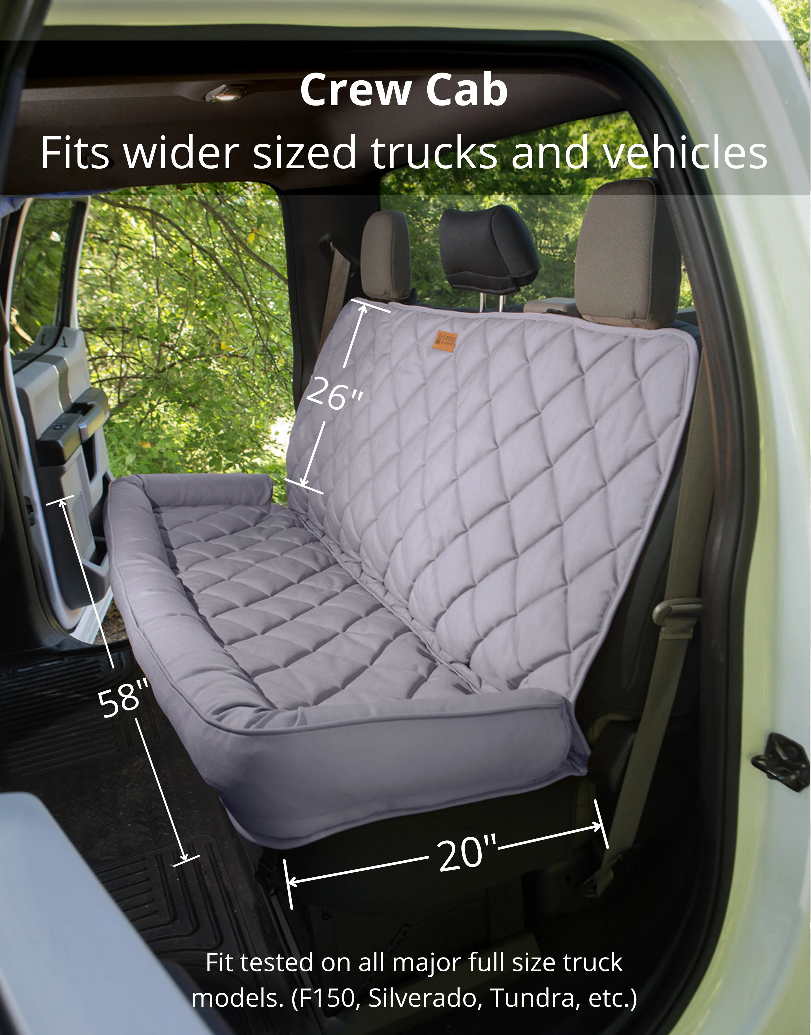 Crew Cab Truck Back Seat Protector