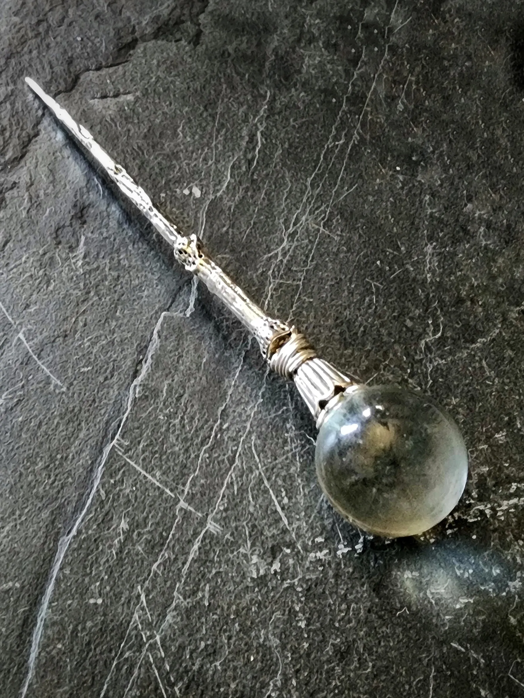 Crystal Ball Hair Stick
