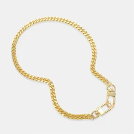 Curb chain with two Lobsters ANK159GD