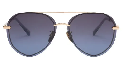 DIFF Charitable Eyewear Lenox Aviator - Polarized Sunglasses