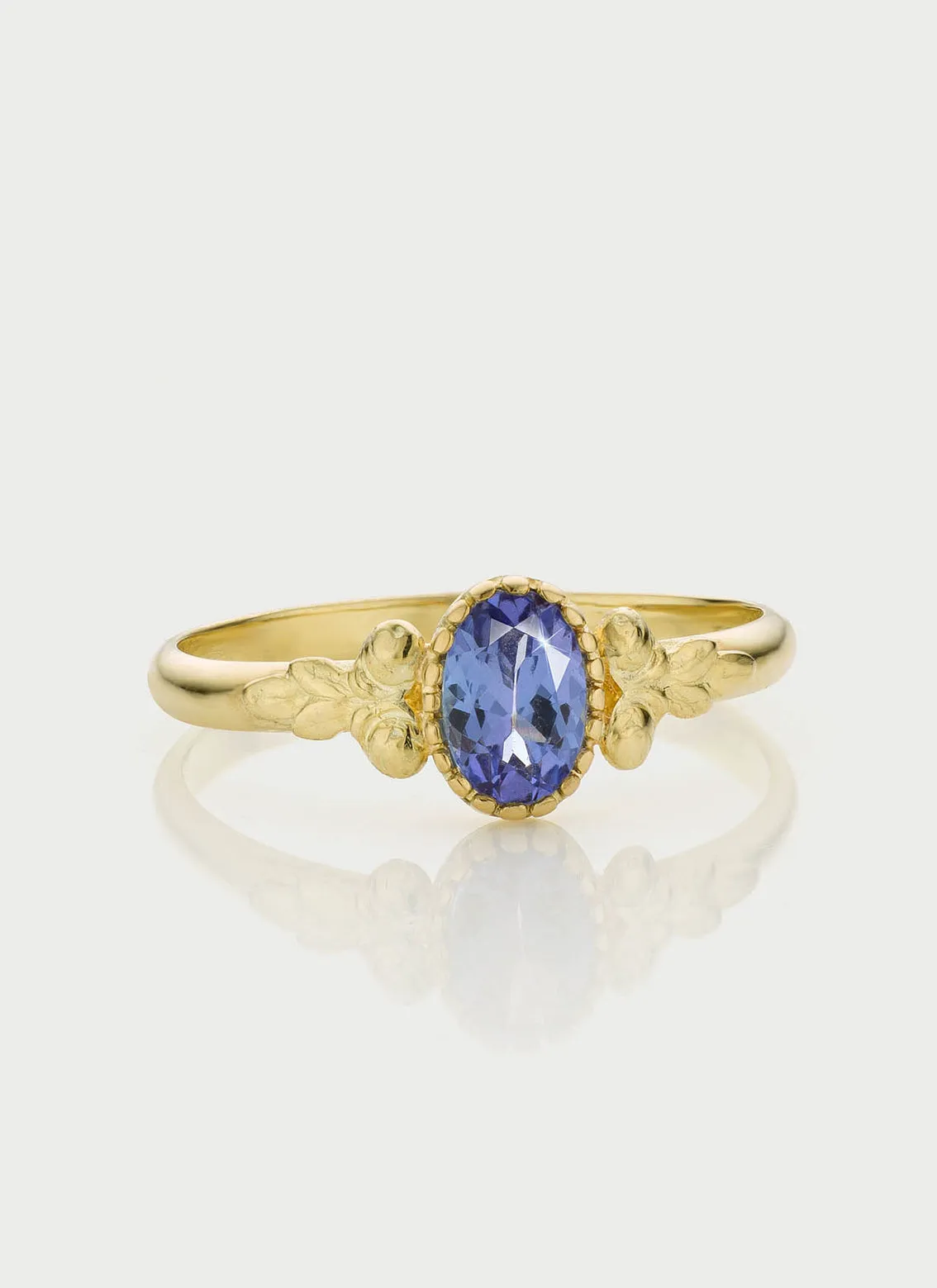 Elay tanzanite 14k gold ring