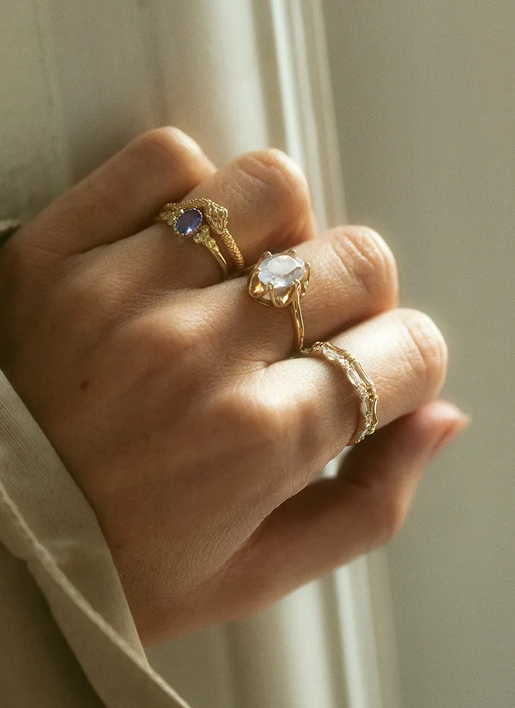 Elay tanzanite 14k gold ring