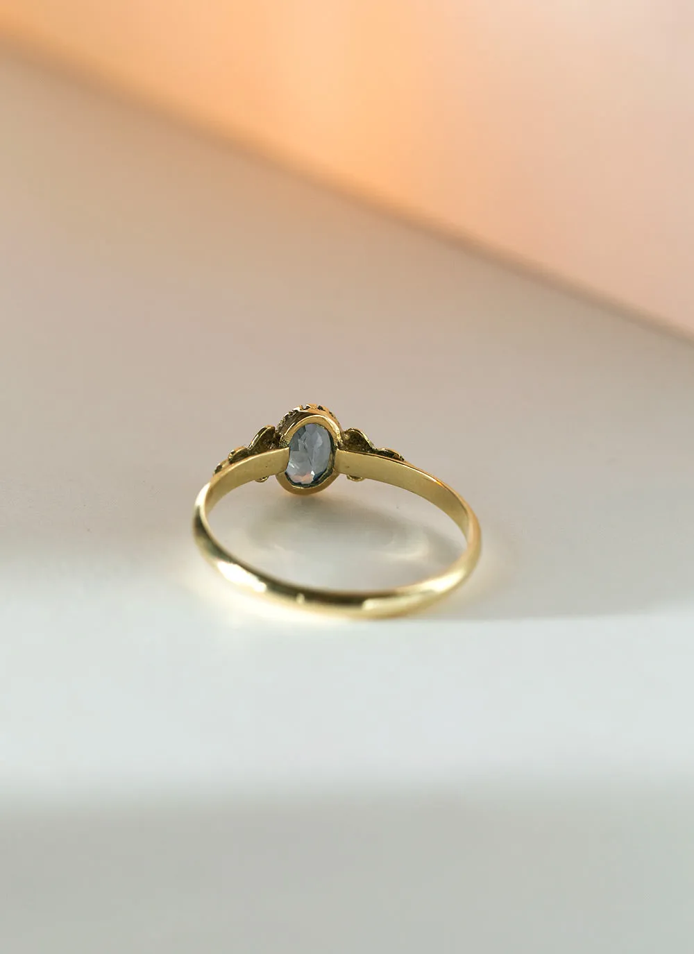 Elay tanzanite 14k gold ring