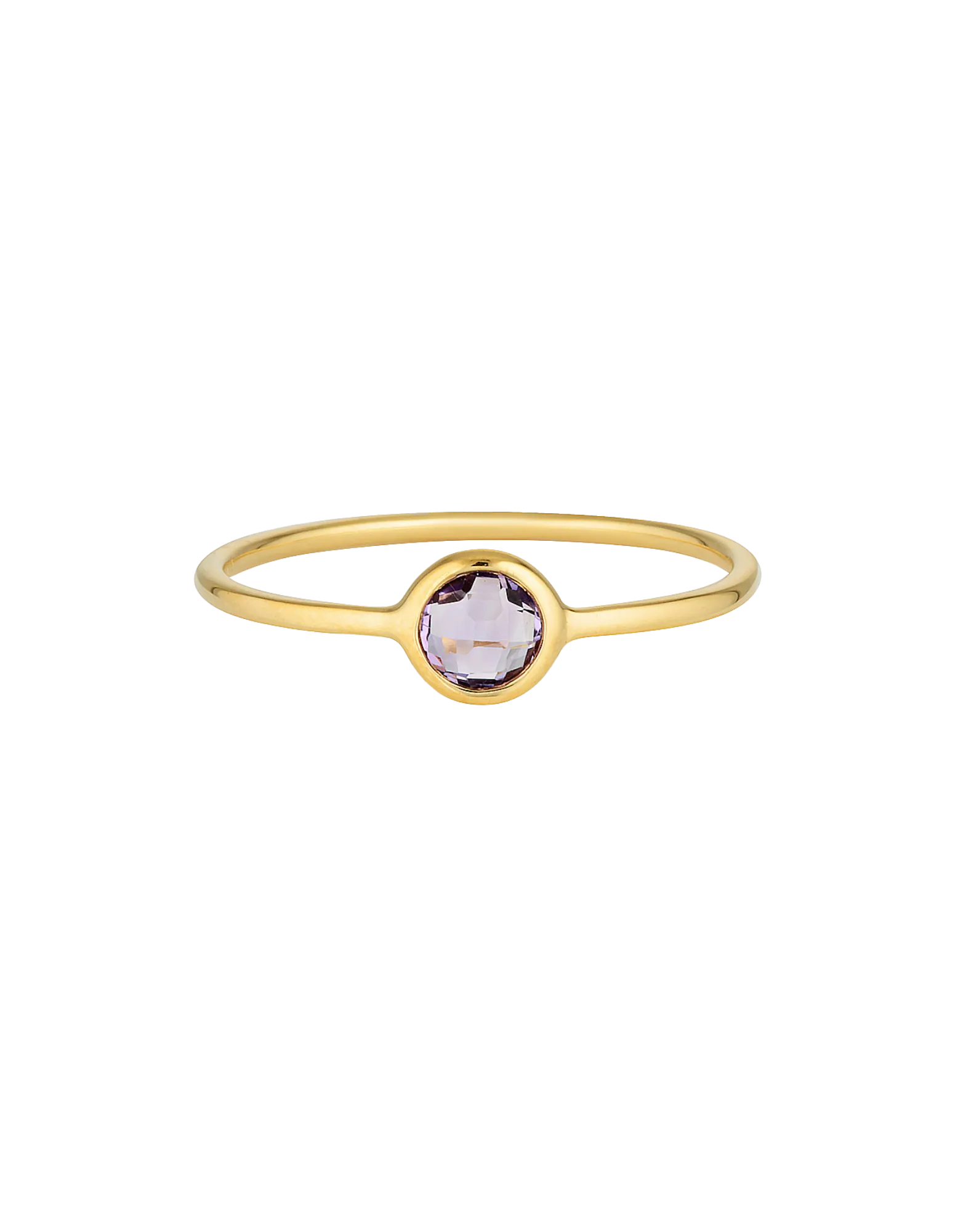 Georgini Eos Ring w/ Amethyst - Gold