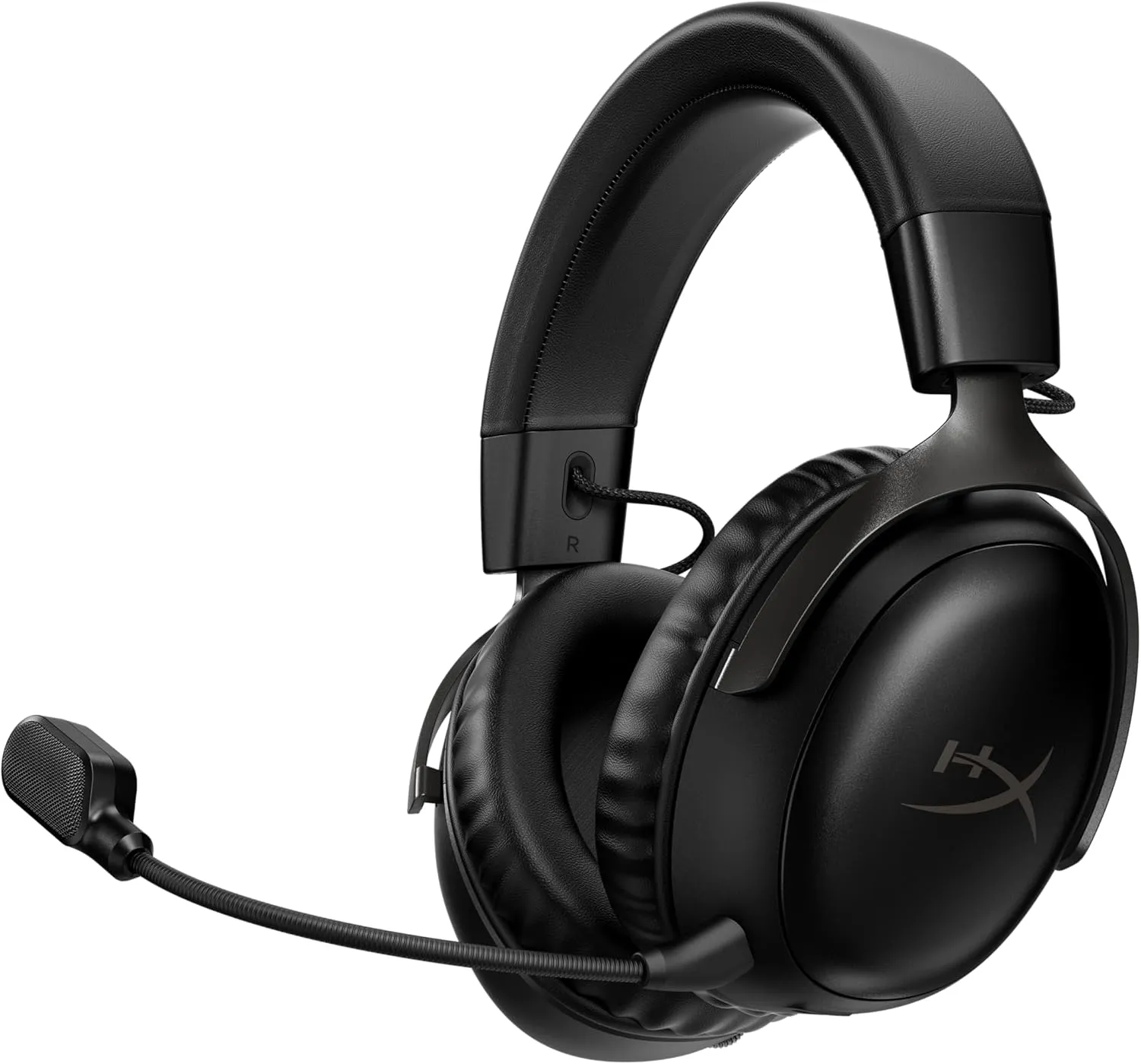 HyperX Cloud III Wireless  Gaming Headset for PC, PS5, PS4, up to 120-hour Battery, 2.4GHz Wireless, DTS Spatial Audio, 53mm Angled Drivers, Memory Foam, Durable Frame, 10mm Microphone, Black