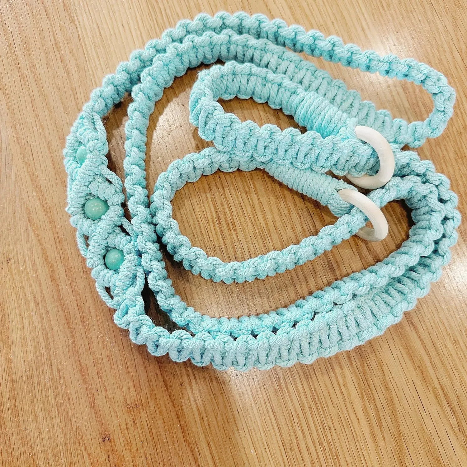 kiido Macrame Yoga Mat Carrying Strap [MAT NOT Included], Hand Woven Multi-Purpose Strap/Carrier
