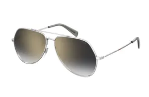 Levi's Palladium Grey and Gold Unisex Sunglasses