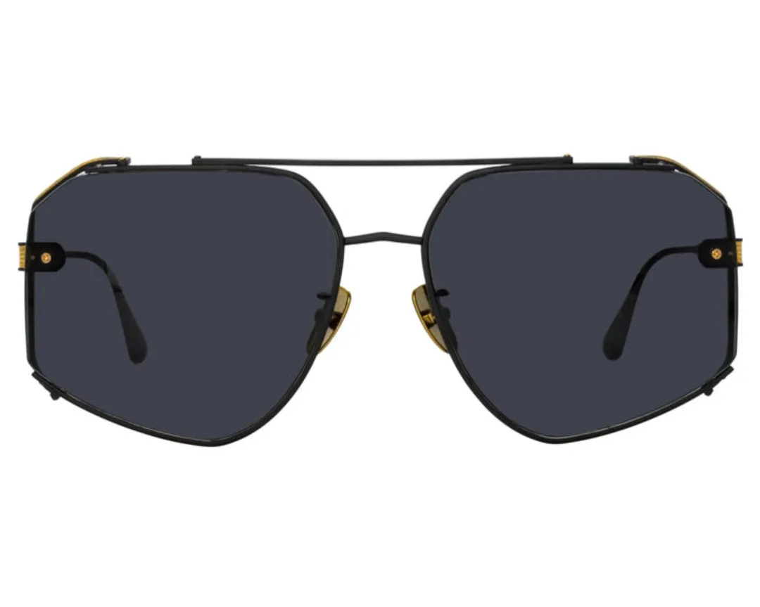 LINDA FARROW AMAR AVIATOR SUNGLASSES