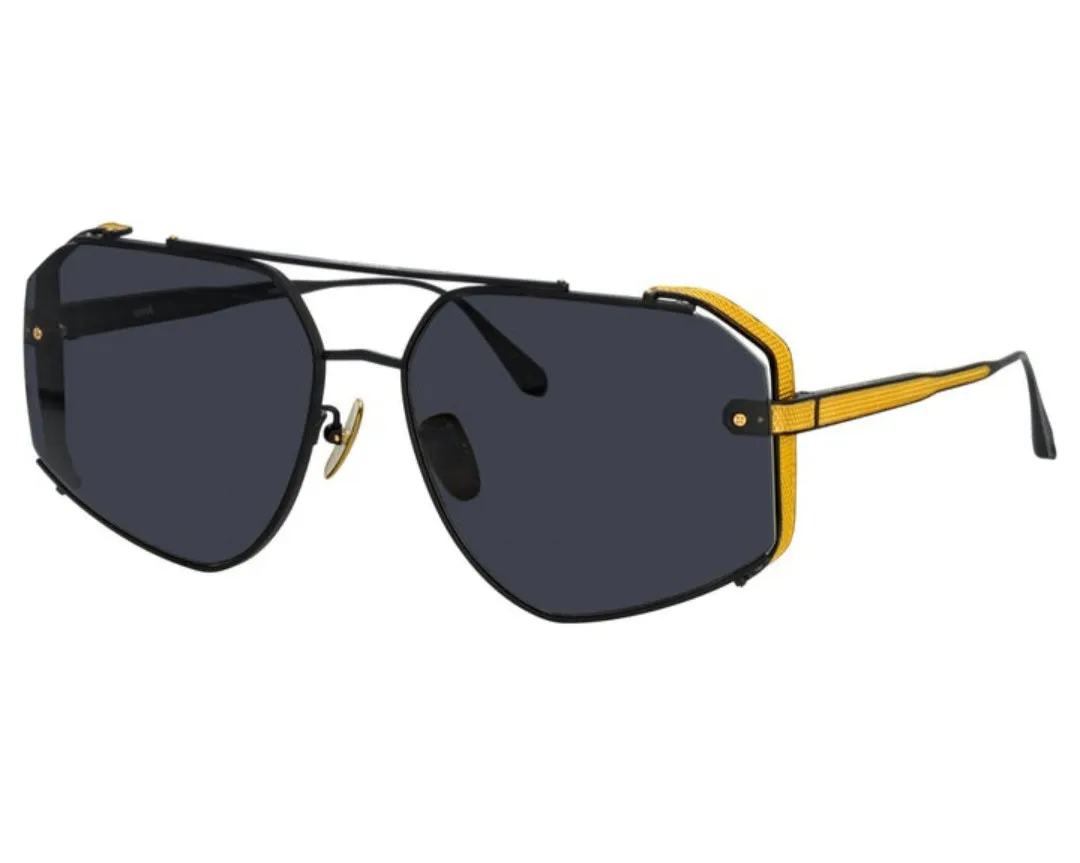 LINDA FARROW AMAR AVIATOR SUNGLASSES