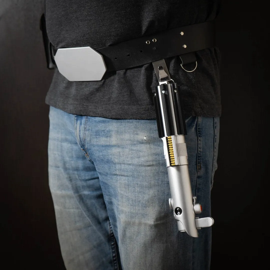 Luke Skywalker Lightsaber, Leather Belt, Stand | Star Wars Cosplay Replica