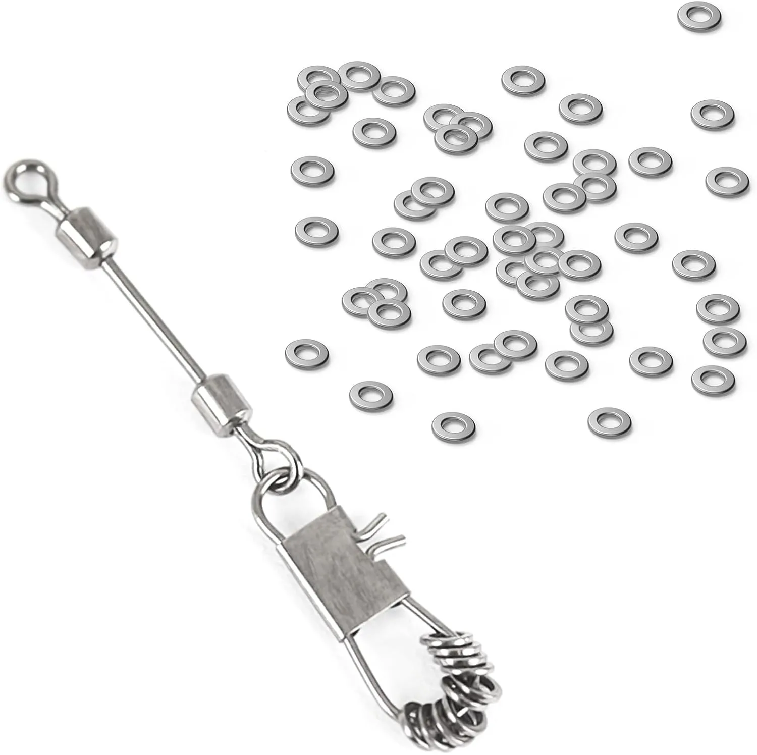 Maxcatch Fly Fishing Tippet Rings, 2.0mm, 100 PCS, for Leader and Tippet Line Connector