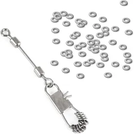 Maxcatch Fly Fishing Tippet Rings, 2.0mm, 100 PCS, for Leader and Tippet Line Connector