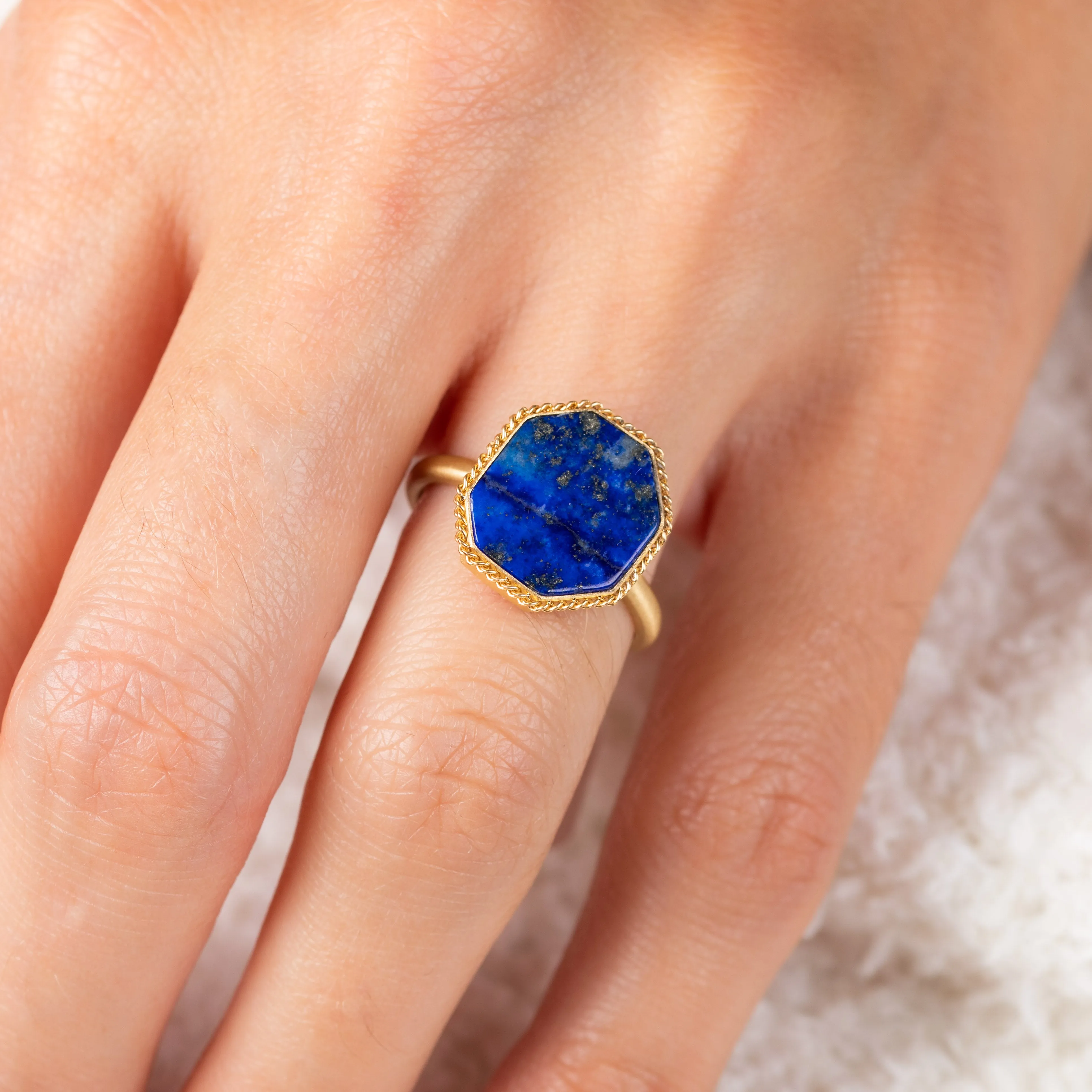 Midnight Lapis Ring