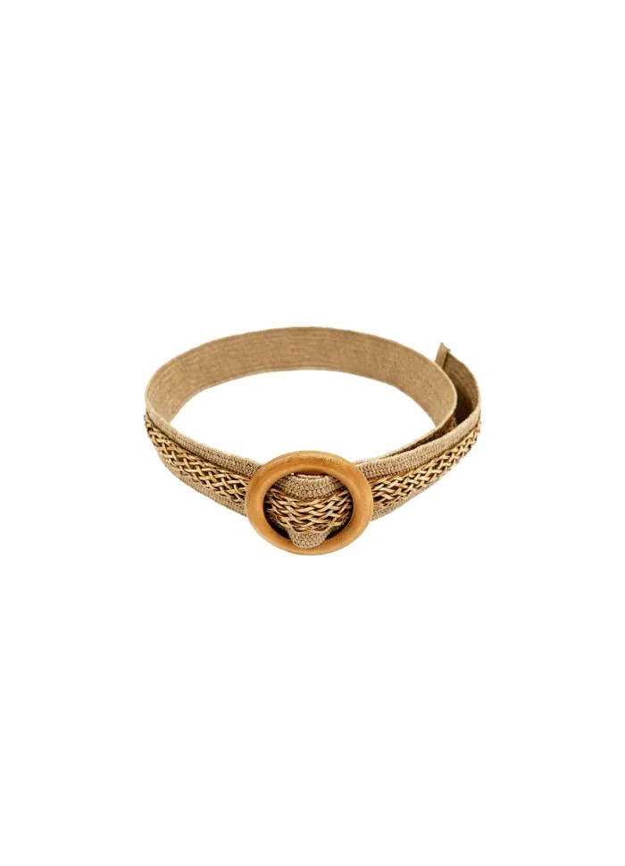 Modupe Wide Jute Belt
