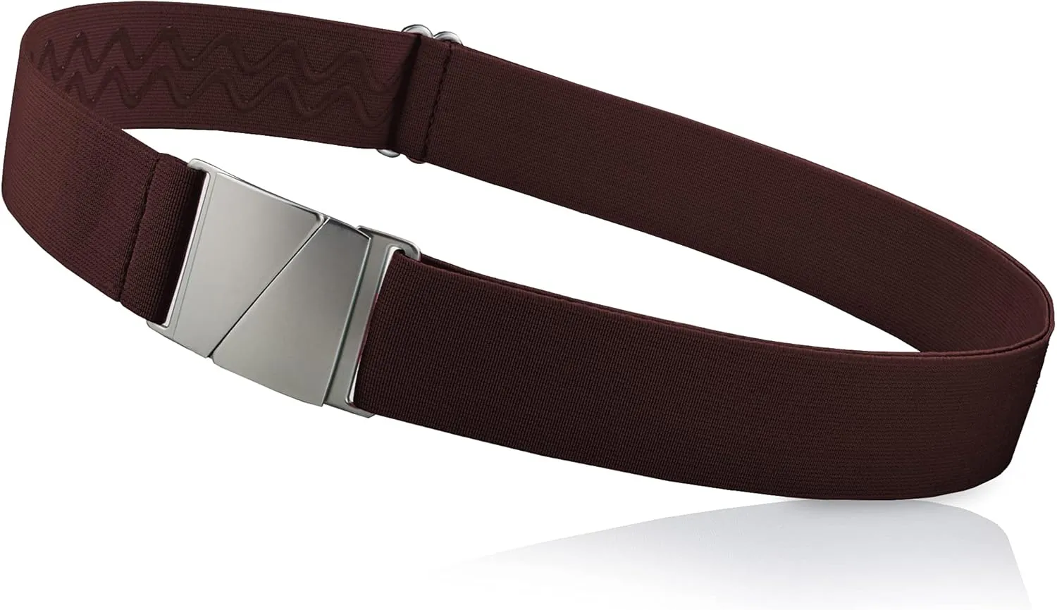 No Show Invisible Elastic Belts for Women & Men 1.5" adjustable Non Slip Fits waist upto 50 Inch. Designed in USA.