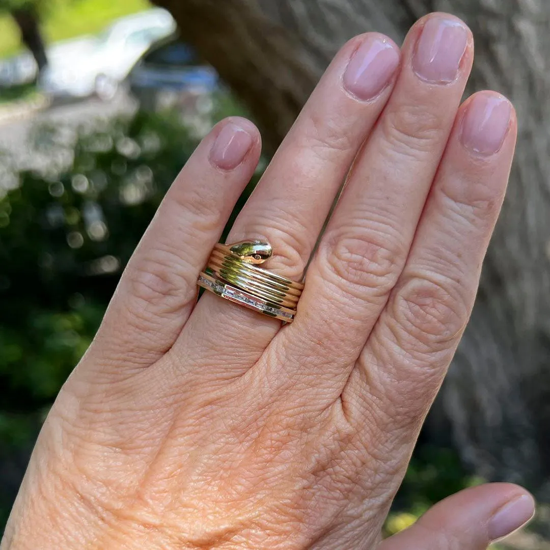 Oblique Diamond Eternity Band