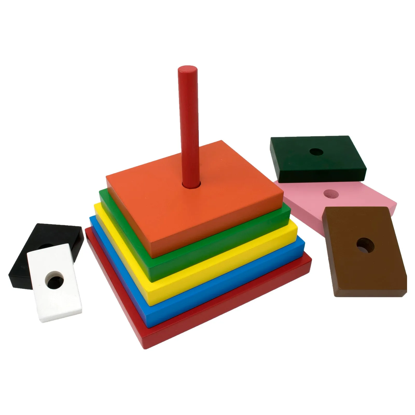 Rainbow Stacker Rectangle (10 Pcs)